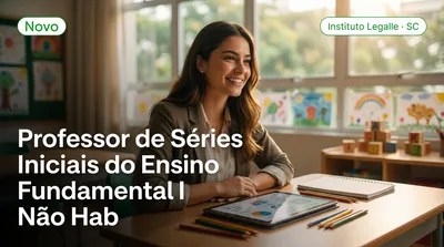 Capa: Professor de Séries Iniciais do Ensino Fundamental I Não Habilitado