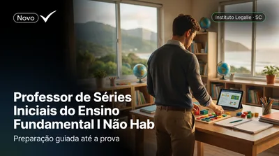 Capa: Professor de Séries Iniciais do Ensino Fundamental I Não Habilitado