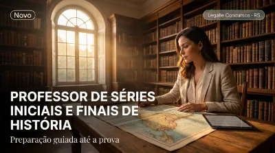 Capa: PROFESSOR DE SÉRIES INICIAIS E FINAIS DE HISTÓRIA