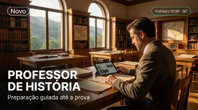 Capa: PROFESSOR DE HISTÓRIA
