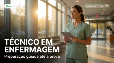 Capa: TÉCNICO EM ENFERMAGEM