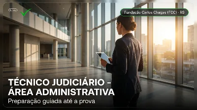 Capa: TÉCNICO JUDICIÁRIO - ÁREA ADMINISTRATIVA