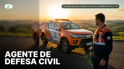 Capa: AGENTE DE DEFESA CIVIL