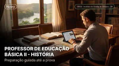 Capa: PROFESSOR DE EDUCAÇÃO BÁSICA II - HISTÓRIA