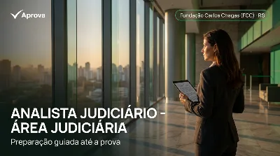 Capa: ANALISTA JUDICIÁRIO - ÁREA JUDICIÁRIA