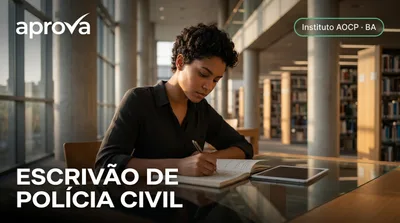 Capa: ESCRIVÃO DE POLÍCIA CIVIL