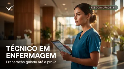 Capa: TÉCNICO EM ENFERMAGEM
