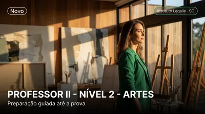 Capa: PROFESSOR II - NÍVEL 2 - ARTES