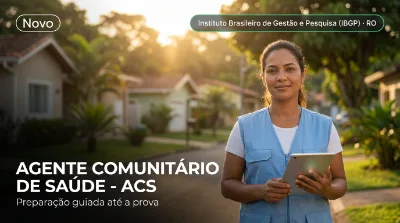 Capa: AGENTE COMUNITÁRIO DE SAÚDE - ACS