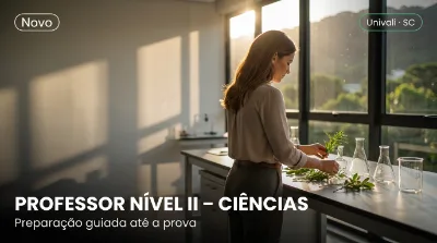 Capa: PROFESSOR NÍVEL II – CIÊNCIAS