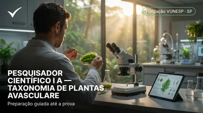 Capa: PESQUISADOR CIENTÍFICO I A — TAXONOMIA DE PLANTAS AVASCULARES