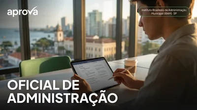 Capa: OFICIAL DE ADMINISTRAÇÃO