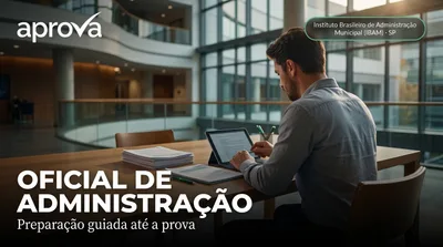Capa: OFICIAL DE ADMINISTRAÇÃO