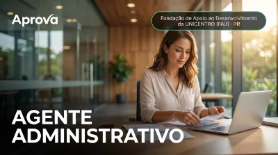 Capa: AGENTE ADMINISTRATIVO