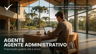 Capa: AGENTE ADMINISTRATIVO
