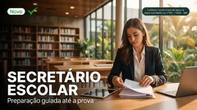 Capa: SECRETÁRIO ESCOLAR