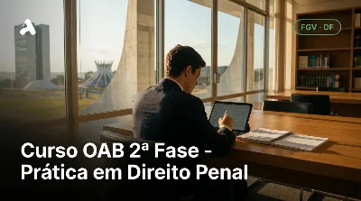 Capa: Curso OAB 2ª Fase - Prática em Direito Penal
