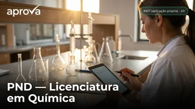 Capa: PND — Licenciatura em Química