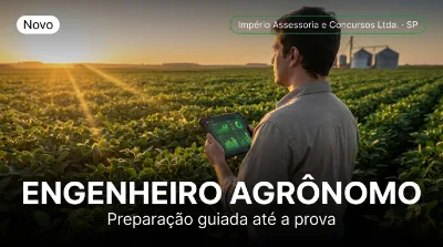 Capa: ENGENHEIRO AGRÔNOMO