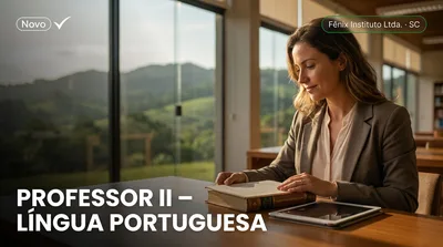 Capa: PROFESSOR II – LÍNGUA PORTUGUESA