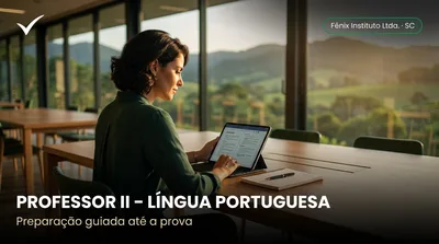 Capa: PROFESSOR II – LÍNGUA PORTUGUESA