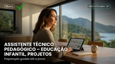 Capa: ASSISTENTE TÉCNICO PEDAGÓGICO – EDUCAÇÃO INFANTIL, PROJETOS ESPECIAIS, ENSINO FUNDAMENTAL – ANOS INICIAIS E EDUCAÇÃO INCLUSIVA