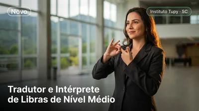 Capa: Tradutor e Intérprete de Libras de Nível Médio
