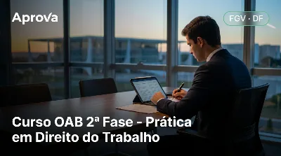 Capa: Curso OAB 2ª Fase - Prática em Direito do Trabalho