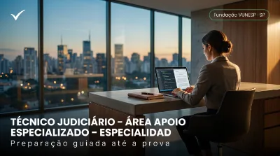Capa: TÉCNICO JUDICIÁRIO – ÁREA APOIO ESPECIALIZADO – ESPECIALIDADE TECNOLOGIA DA INFORMAÇÃO