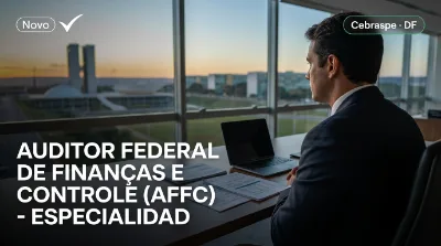 Capa: AUDITOR FEDERAL DE FINANÇAS E CONTROLE (AFFC) - ESPECIALIDADE: AUDITORIA