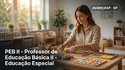 Capa: PEB II - Professor de Educação Básica II - Educação Especial em Classes Multifuncionais