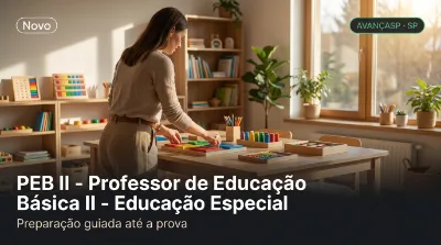 Capa: PEB II - Professor de Educação Básica II - Educação Especial em Classes Multifuncionais