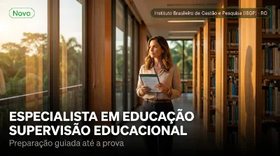 Capa: ESPECIALISTA EM EDUCAÇÃO SUPERVISÃO EDUCACIONAL
