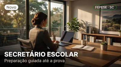 Capa: SECRETÁRIO ESCOLAR