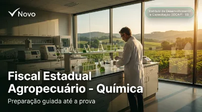 Capa: Fiscal Estadual Agropecuário - Química