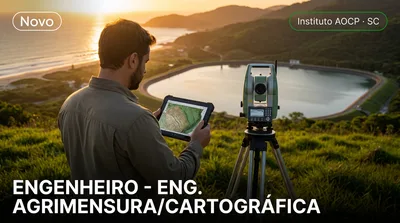 Capa: ENGENHEIRO - ENG. AGRIMENSURA/CARTOGRÁFICA