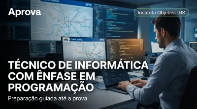 Capa: TÉCNICO DE INFORMÁTICA COM ÊNFASE EM PROGRAMAÇÃO