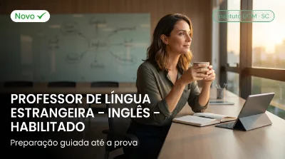 Capa: PROFESSOR DE LÍNGUA ESTRANGEIRA – INGLÊS – HABILITADO