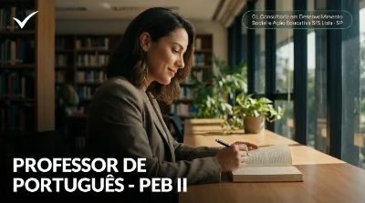 Capa: PROFESSOR DE PORTUGUÊS - PEB II