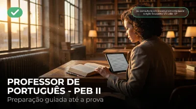 Capa: PROFESSOR DE PORTUGUÊS - PEB II