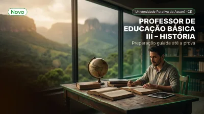 Capa: PROFESSOR DE EDUCAÇÃO BÁSICA III – HISTÓRIA