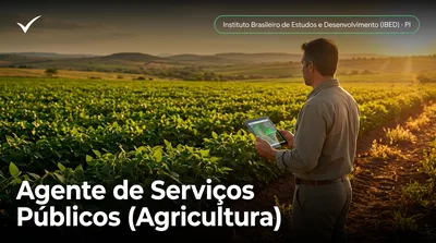 Capa: Agente de Serviços Públicos (Agricultura)