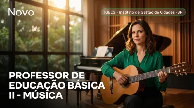 Capa: PROFESSOR DE EDUCAÇÃO BÁSICA II - MÚSICA