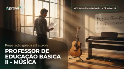 Capa: PROFESSOR DE EDUCAÇÃO BÁSICA II - MÚSICA