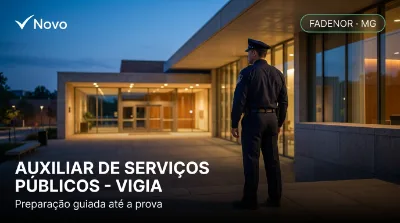 Capa: AUXILIAR DE SERVIÇOS PÚBLICOS - VIGIA