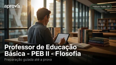 Capa: Professor de Educação Básica - PEB II - Filosofia