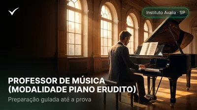 Capa: PROFESSOR DE MÚSICA (MODALIDADE PIANO ERUDITO)