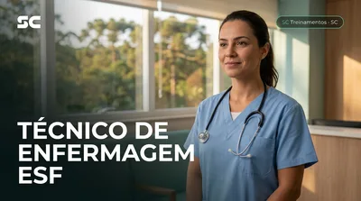 Capa: TÉCNICO DE ENFERMAGEM ESF