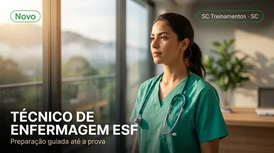 Capa: TÉCNICO DE ENFERMAGEM ESF