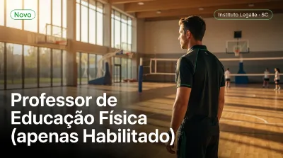 Capa: Professor de Educação Física (apenas Habilitado)